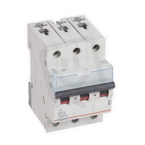 TX3 JISTIČ, 3 PÓLOVÝ, CHAR. B, 13A 6000A LEGRAND 403401