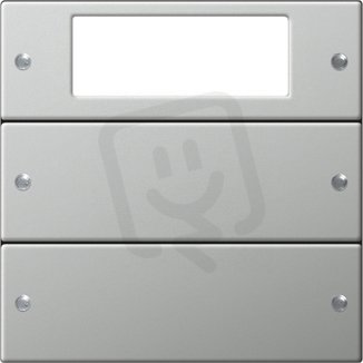 Dvojitá kolébka plus System 55 nerez GIRA 2142601