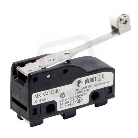 Mikrospínač MK V11D40, 1NO+1NC, IP40