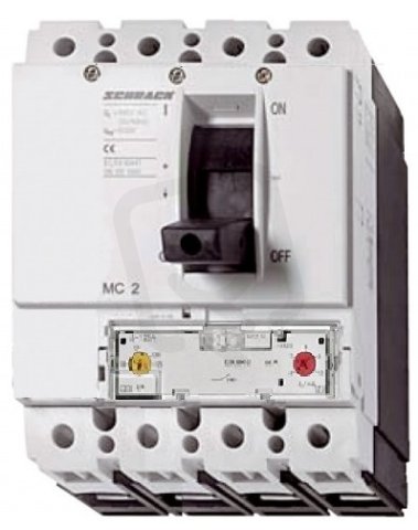 Jistič výkonový, typ A, 4-pólový, 50kA, 160A/100A SCHRACK MC216241R-