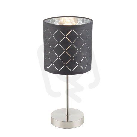 Stolní svítidlo KIDAL nikl 1xE14, max. 40W 230V GLOBO 15228T