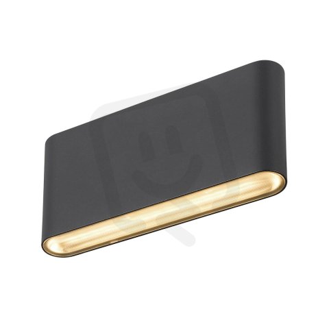 OVAL 18 WL nástěnné přisazené svítidlo 2700/3000K, 10 W, černá SLV 1007144