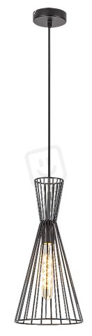 LEANDROS E27 1x 60W IP20 matná černá RABALUX 72005