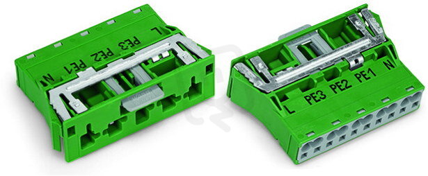 Zástrčka Snap-In S přímým kontaktem PE 5pól. zelená WAGO 770-2335/007-000