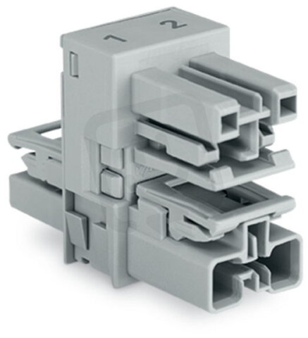 h-rozdělovač 2pól. Kód. B šedá WAGO 770-1658