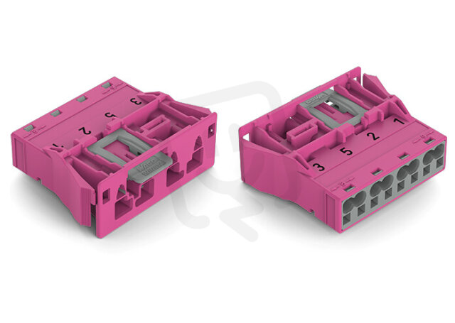 Zástrčka Snap-In 4pól. Kód. B Růžová WAGO 770-794/081-000