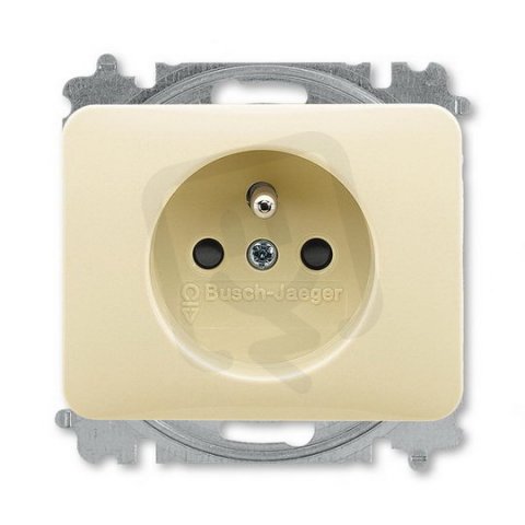 ABB ALPHA EXCLUSIVE Zásuvka s ochr. kolíkem slonová kost 5519B-A0235722G