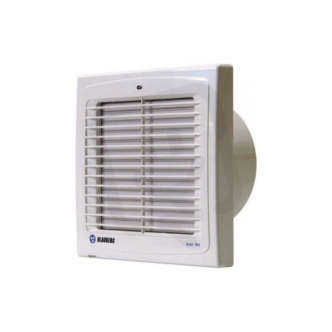 Ventilátor Auto125H s žaluzií, kul. ložiska, pr.125 časovač, senzor vlhkosti