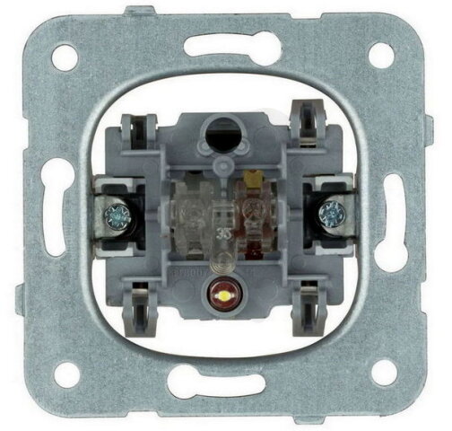 Přístroj ovladače (tlačítko) 0/1, signálka L-N, bezšroubové SCHRACK EV100030--