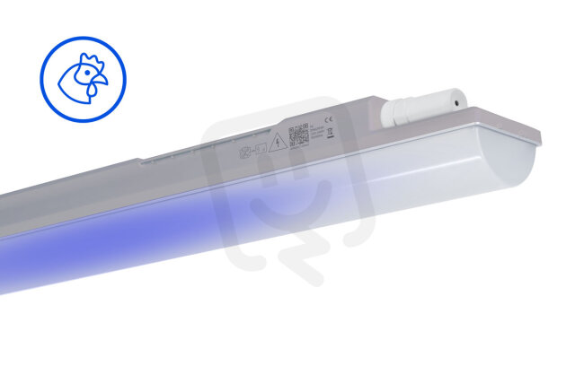 Průmyslové svítidlo INNOVA 1.5ft ABS 8000/840 BLUE 2x5P 47W IP66 TREVOS 107011