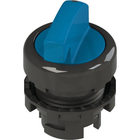 Přepínač Dlouhá páka, d22mm, 2, modrý, plast, černá, IP67 PIZZATO E21SE22AVA61AB