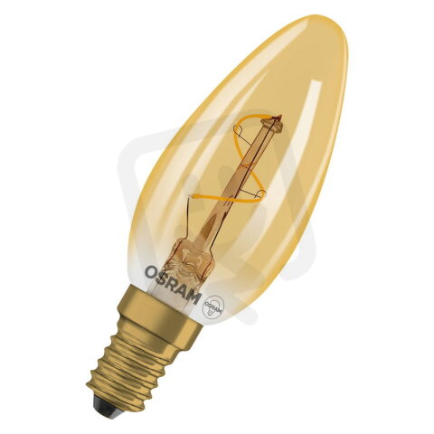 Vintage 1906Ž LED CLASSIC B 1.8W 822 Gold E14 OSRAM 4099854551888