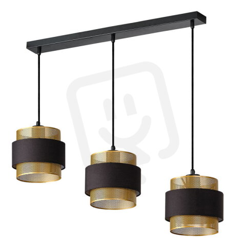 Decor Hornet Pendant Linear 3XE27 Black OSRAM 4058075847880