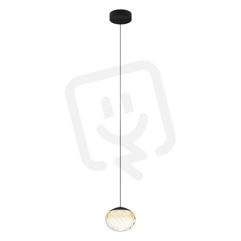 Závěsné svítidlo PANTOJA LED-CCT 5,8W IP20 černá/amber EGLO 390479