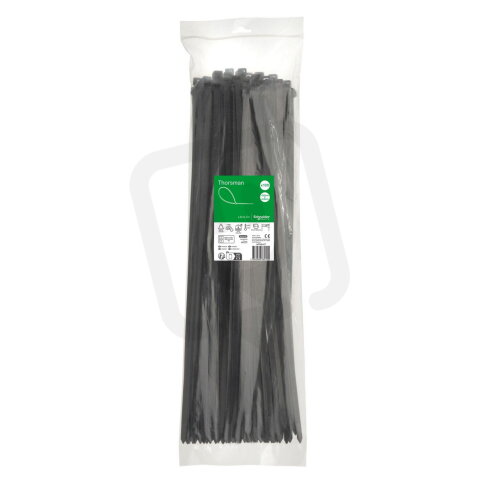 Stahovací páska, Thorsman, 550x8.8, černá, balení 100 ks SCHNEIDER IMT46427