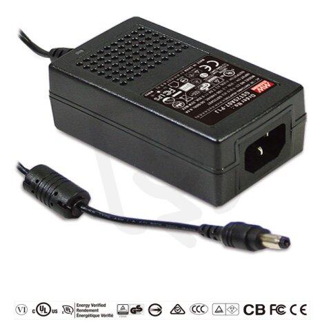 Stolní adaptér 25W 24V 1040mA MEAN WELL GST25A24-P1J
