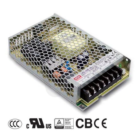 Spínaný zdroj uzavřený 150W 5V MEAN WELL LRS-150F-5