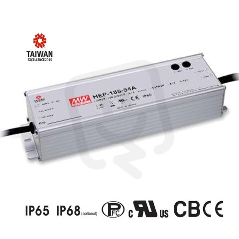 Napěťový zdroj pro LED 172W 15V 11500mA MEAN WELL HEP-185-15A