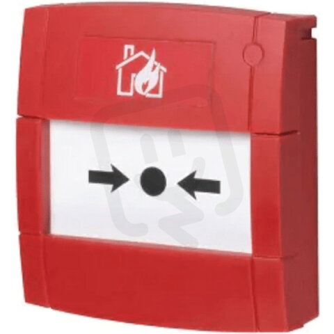 Box s tlačítkem výstražný PULSANTE GENERICO červená, IP24 SIRENA 55958