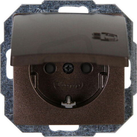 920826067 Earthed socket outlet with hin