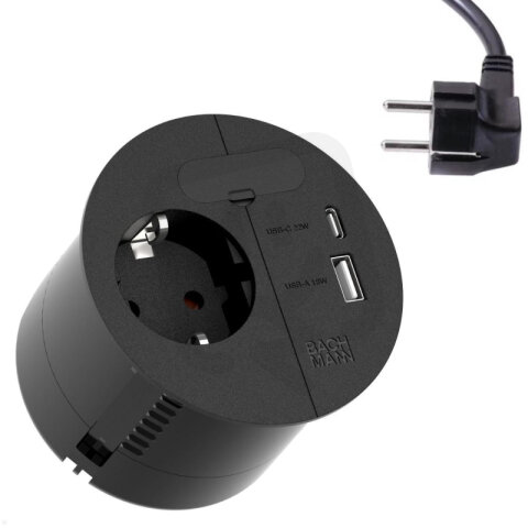LOOP IN CHARGE 1xCEE7/3 1xUSB A/C 22W 1x