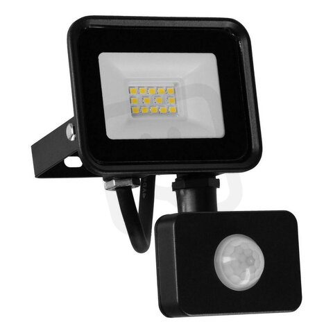 LED reflektor s čidlem ORO ZONA LED 10W NW B PIR LED-POL ORO33068