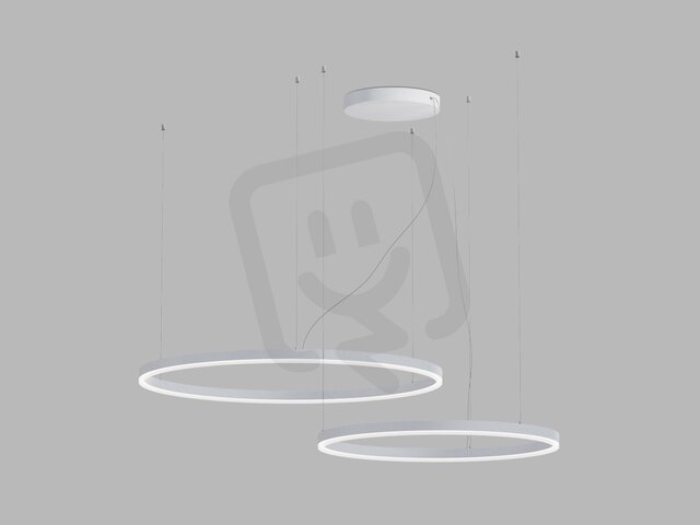 Závěsné svítidlo LED2 CIRCLE SET 2 P-Z, W DALI TW/PUSH TW 104W 2700K-4000K bílá
