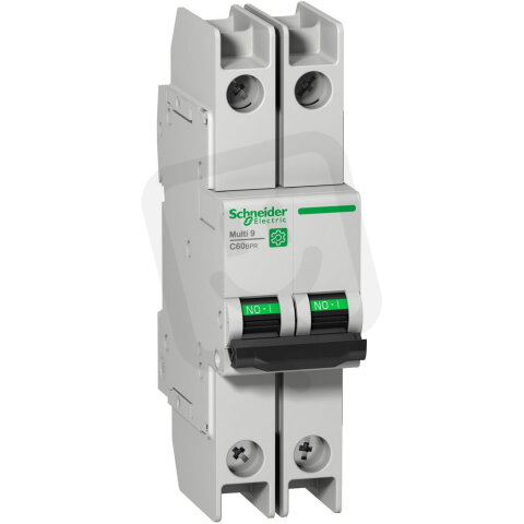 Jistič Multi9 C60BPR 2P D 35A 10kA 480Y/277V UL489 kabel. oka SCHNEIDER M9F53235