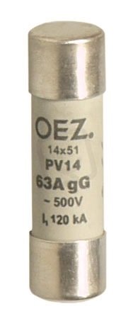 PV14 2A aM Pojistková vložka AC690V/DC250V vel.14×51 motorová OEZ:06715