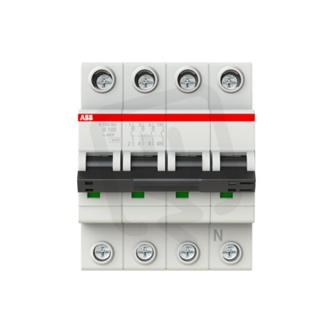 S203-B100NA počet fází: 1+N In: 100A char.B 6kA ABB 2CDS253103R0825