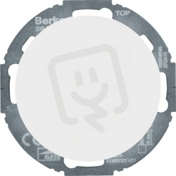 Stmívač universální s knoflíkem a jemnou aretací R.classic bílá lesk 29442089