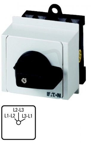 Eaton 60218 Voltmetrový přepínač, 3-pól, 20A T0-2-15922/IVS