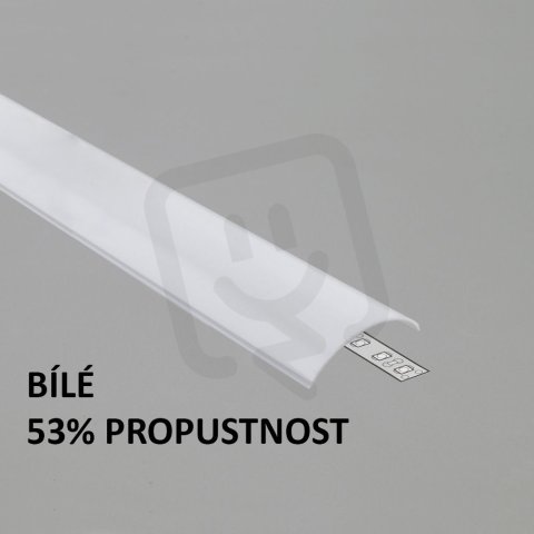 FKU-PL30d-KLIK-2M-W Plexi L30d KLIK bílé oblé pro FKU95, 2m FK TECHNICS 4738313