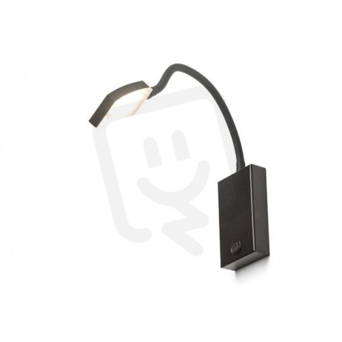 FRISCO W nástěnná černá 230V LED 4.2W 120° 3000K RENDL R12942