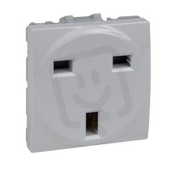 Unica Zásuvka 230V 2P+E 16 A, britská, Polar SCHNEIDER MGU3.045.18