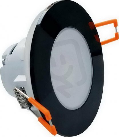 Vestavné LED svítidlo typu downlight LED BONO-R Black 8W NW 580lm