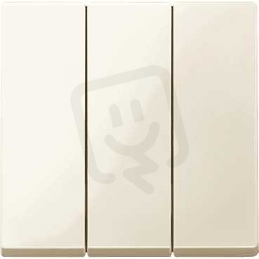Merten Kryt spínače trojnásobného, System M, White Cream SCHNEIDER MTN312644