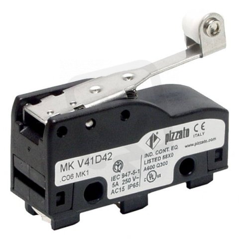 Mikrospínač MK V11D42, 1NO+1NC, IP40