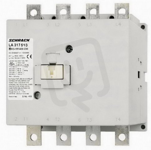 Stykač 90kW 4Pol.230VACDC SCHRACK LA317543--