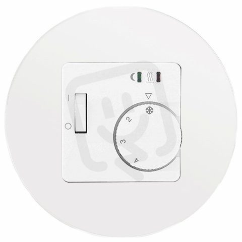 Retro DSR 2T-00000-1130 Termostat analog RTR-E 8011-50 bílý bez čidla Sklo bílá