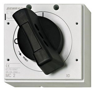 Ovládací rukojeť kompletní, uzamykatelná pro MC2 SCHRACK MC290127--