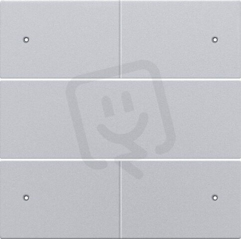 Středový kryt 4xbezpot.tlačítko 24V+LED-STERLING NIKO 121-40150