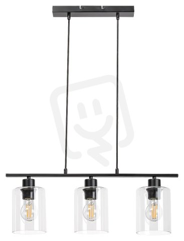 Miroslaw E27 3x 40W IP20 matná černá RABALUX 5078