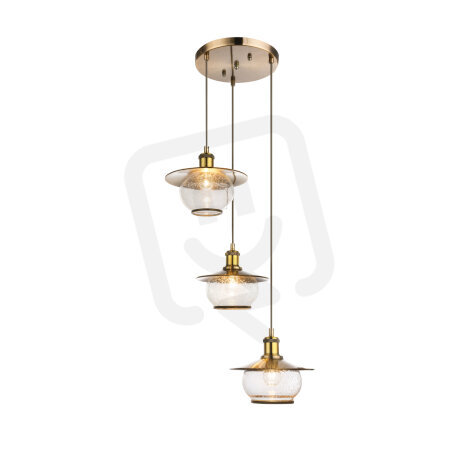 Závěsné svítidlo NEVIS bronz 3xE27, max. 60W 230V GLOBO 69030-3H