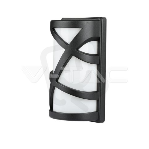 Garden Wall Lamp E27 Matt Black,  VT-745