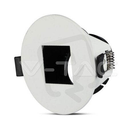 GU10 Fitting Square White + Black , VT-8