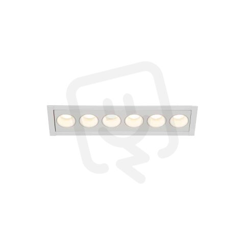 MILANDOS 6, stropní zápustné svítidlo bílé 2700 K 45° SLV 1005417