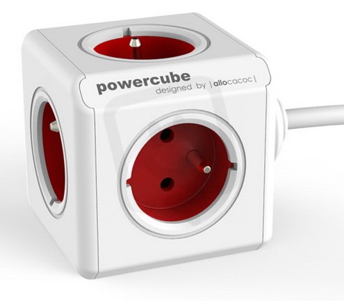 PowerCube EXTENDED 3m bílá / červená