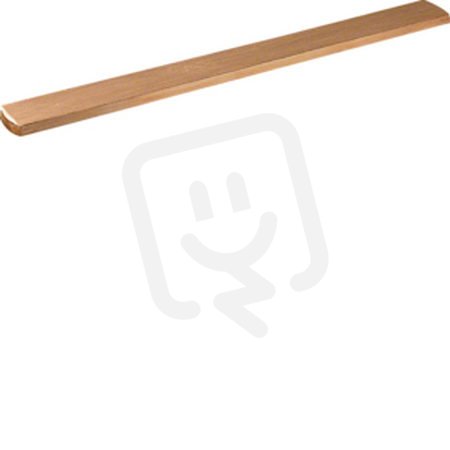Cu sběrna 20x5 mm, 496,5 mm, pro 2 pole HAGER UM22A