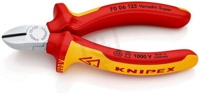 Boční štípací kleště 125 mm KNIPEX 70 06 125